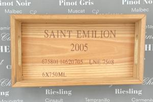 Holztablett Saint Emilion 2005