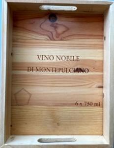 Holztablett "Vino Nobile"