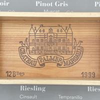 Holztablett aus Weinkiste von Chateau Palmer Margaux