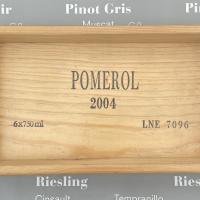 Holztablett aus Weinkiste Pomerol
