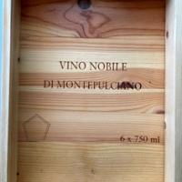 Holztablett aus Vino Nobile-Weinkiste